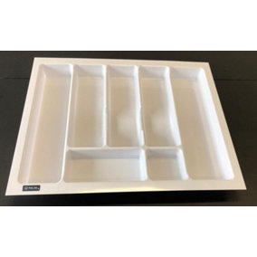Cutlery tray UNI, white, 600mm (530mmx430mm)