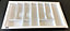 Cutlery tray UNI, white, 800mm (730mmx430mm)
