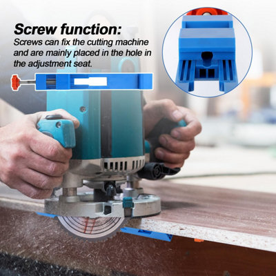 Cutter base guide, plastic precision wood cutting guide with screw ...