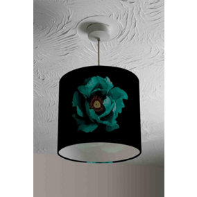 Cyan Peony Flower (Ceiling & Lamp Shade) / 45cm x 26cm / Ceiling Shade