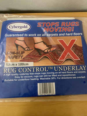 CyberGold Rug Control Anti Slip Underlay - Stop Rug/Runner Movement ...