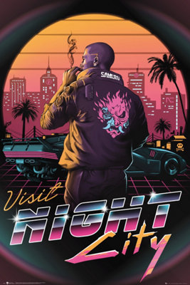 Cyberpunk Visit Night City 61 x 91.5cm Maxi Poster