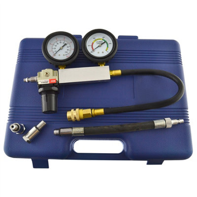 Cylinder leak detector / tester compression leakage kit set petrol engines AT270