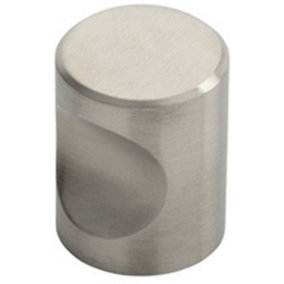 Cylindrical Cupboard Door Knob 20mm Diameter Stainless Steel Cabinet Handle