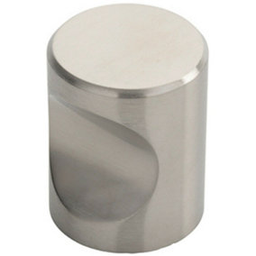 Cylindrical Cupboard Door Knob 30mm Diameter Stainless Steel Cabinet Handle