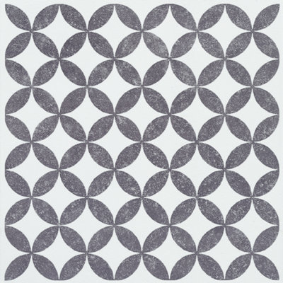 d-c-fix Amira Grey Self-Adhesive Vinyl Wall Tiles Pack of 6 (0.14sqm)