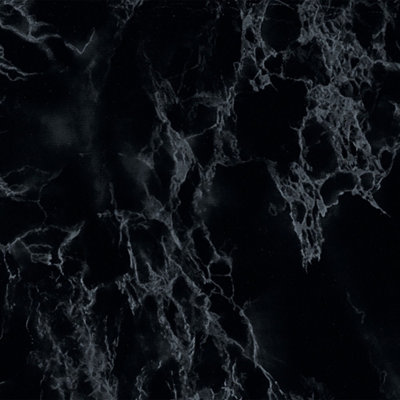 D-C-Fix Black Marble (8075) Self-adhesive Furniture Wrap Vinyl (W)67.5cm (L)1m - 3