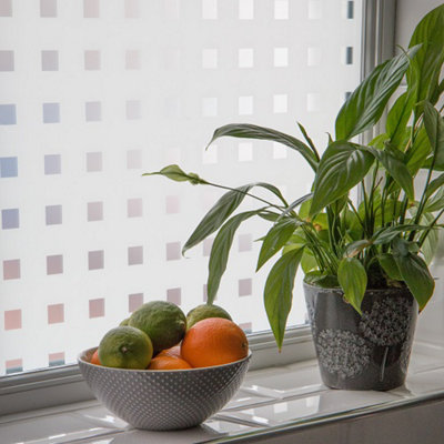 d-c-fix Caree Static Cling Window Film for Privacy and Décor 1.5m(L) 90cm(W)