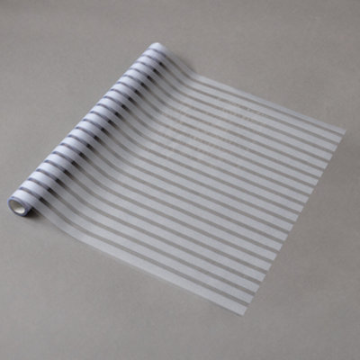 d-c-fix Clarity Stripes Premium Static Cling Window Film for Privacy and Décor 10m(L) 45cm(W)