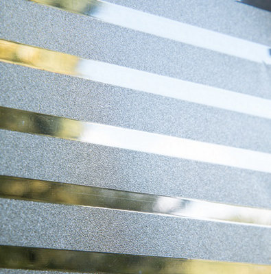 d-c-fix Clarity Stripes Premium Static Cling Window Film for Privacy and Décor 10m(L) 45cm(W) - 7