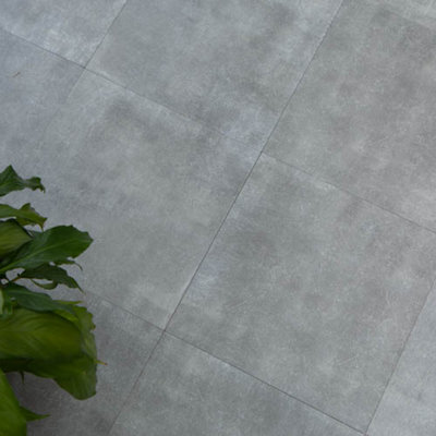 d-c-fix Concrete Grey Self Adhesive Vinyl Floor Tiles Pack of 11 (1sqm) - 4