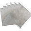 d-c-fix Concrete Grey Self Adhesive Vinyl Wall Tiles Pack of 6 (0.56sqm)