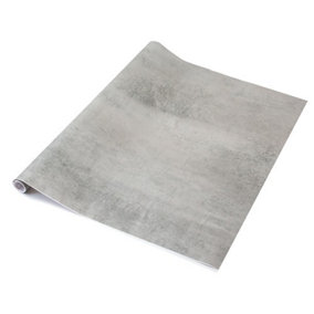 d-c-fix Concrete Grey Self Adhesive Vinyl Wrap Film for Kitchen Worktops and Furniture 1m(L) 67.5cm(W)