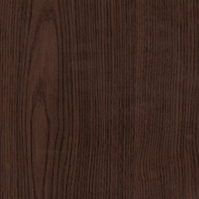 D-c-fix Dark Chestnut Wood (5444) Sticky Back Furniture Wrap (L)15m (W)90cm
