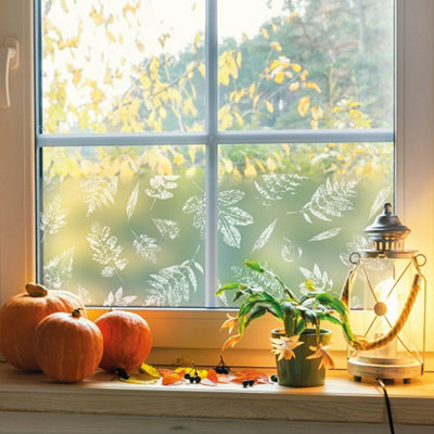 d-c-fix Falling Leaves Premium Static Cling Window Film Border for Décor 1.5m(L) 20cm(W) - 5