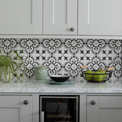 d-c-fix Floral 3D Splashback Wallpaper for Kitchen and Bathroom 4m(L) 67.5cm(W) - 3