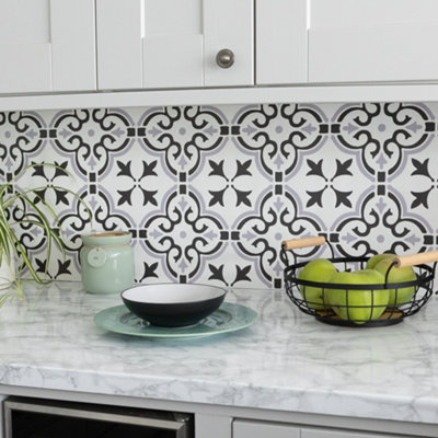 d-c-fix Floral 3D Splashback Wallpaper for Kitchen and Bathroom 4m(L) 67.5cm(W)