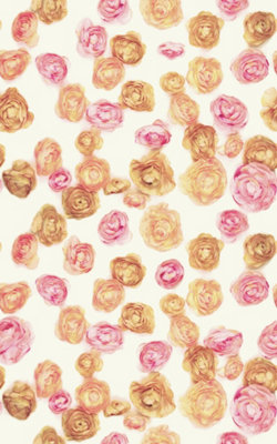 d-c-fix Floral Pink Rose Vinyl Sticky Back Plastic Fablon Film Wrap ...