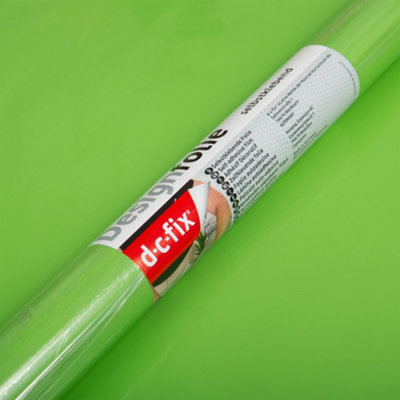 D-c-fix Gloss Apple Green (8090) RAL 6018 Sticky Back Furniture Wrap (L)200cm (W)67.5cm