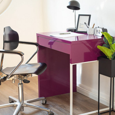 D-c-fix Gloss Berry (0673) RAL 4004 Sticky Back Furniture Wrap (L)200cm (W)45cm - 4