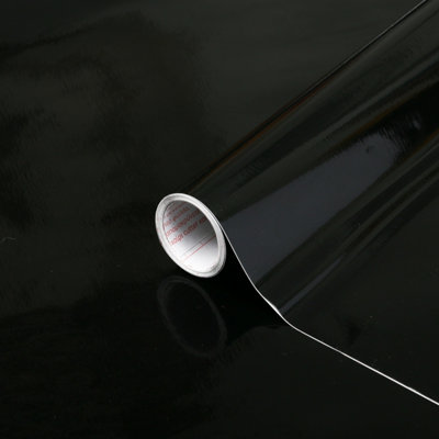 D-c-fix Gloss Black (5259) RAL 9011 Sticky Back Furniture Wrap (L)5m (W)90cm