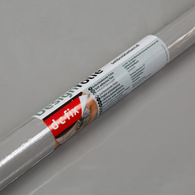 D-c-fix Gloss Grey (8146) RAL 7042 Sticky Back Furniture Wrap (L)200cm (W)67.5cm