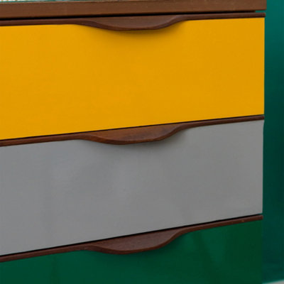D-c-fix Gloss Grey (8146) RAL 7042 Sticky Back Furniture Wrap (L)200cm (W)67.5cm - 3