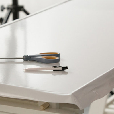D-c-fix Gloss White (0011) RAL 9016 Sticky Back Furniture Wrap (L)200cm (W)45cm - 3