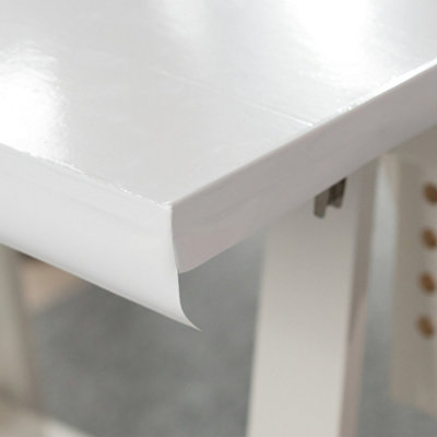 D-c-fix Gloss White (5145) RAL 9016 Sticky Back Furniture Wrap (L)15m (W)90cm - 4
