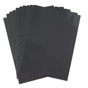 d-c-fix Glossy Anthracite Self Adhesive Vinyl A4 Craft Pack (10 sheets)