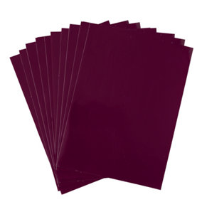 d-c-fix Glossy Berry Self Adhesive Vinyl A4 Craft Pack (10 sheets)