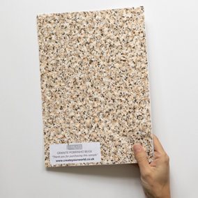d-c-fix Granite Beige Self Adhesive Vinyl Wrap Film for Kitchen Doors and Worktops A4 Sample 297mm(L) 210mm(W)