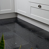 d-c-fix Granite Black Self Adhesive Vinyl Floor Tiles Pack of 11 (1sqm)