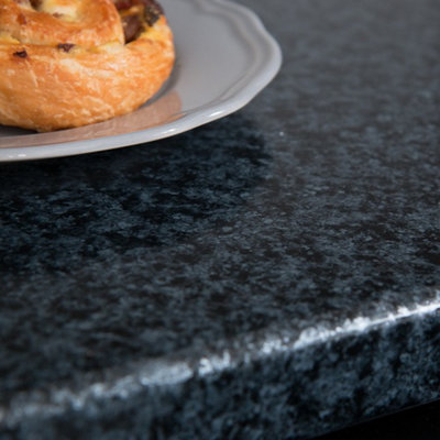 d-c-fix Granite Black Self Adhesive Vinyl Wrap Film for Kitchen Worktops and Furniture 2m(L) 67.5cm(W) pack of 3 rolls - 6