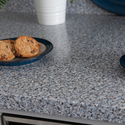 Buy d-c-fix Granite Grey Self Adhesive Vinyl Wrap Film for Kitchen ...