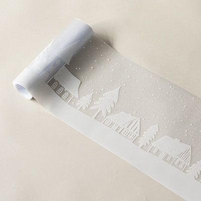 d-c-fix Homes Premium Static Cling Christmas Window Film Border for ...