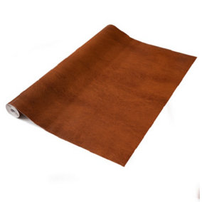 d-c-fix Leather Effect Brown Self Adhesive Vinyl Wrap Film for Furniture and Decoration 15m(L) 90cm(W)