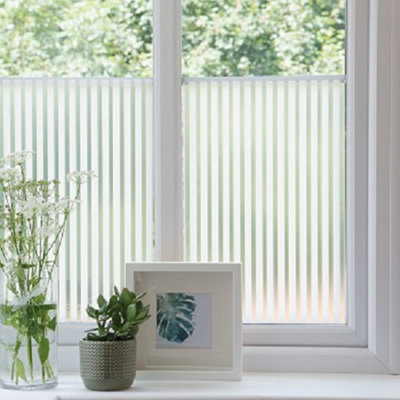 d-c-fix Linia Static Cling Window Film for Privacy and Décor 1.5m(L) 67.5cm(W) - 4