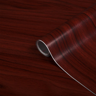 D-c-fix Mahogany Wood (5271) Sticky Back Furniture Wrap (L)15m (W)90cm