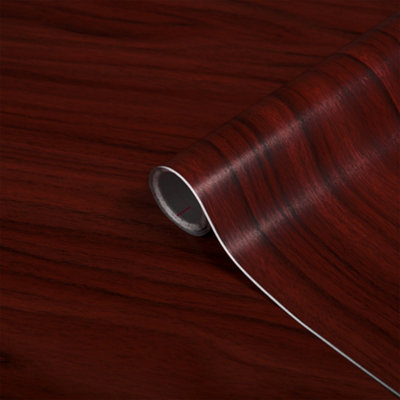 D-c-fix Mahogany Wood (5271) Sticky Back Furniture Wrap Vinyl (W)90cm (L)1m