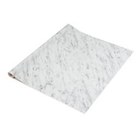 d-c-fix Marble Carrara Grey Self Adhesive Vinyl Wrap Film for Kitchen Worktops and Furniture 15m(L) 67.5cm(W)