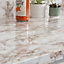 d-c-fix Marble Cortes Brown Self Adhesive Vinyl Wrap Film for Kitchen Doors and Worktops A4 Sample 297mm(L) 210mm(W)