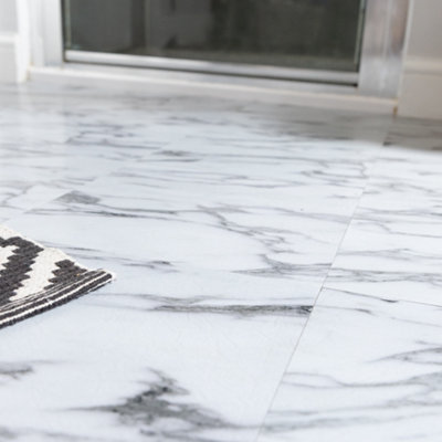d-c-fix Marble Grey Self Adhesive Vinyl Floor Tiles Pack of 11 (1sqm) - 6