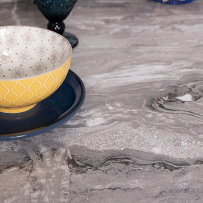 d-c-fix Marble Paladina Greige Self Adhesive Vinyl Wrap Film for Kitchen Worktops and Furniture 2m(L) 67.5cm(W)