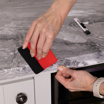 d-c-fix Marble Paladina Greige Self Adhesive Vinyl Wrap Film for Kitchen Worktops and Furniture 2m(L) 67.5cm(W)