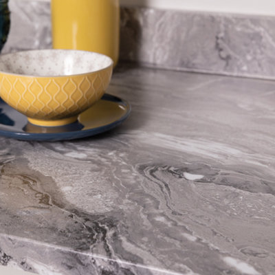 d-c-fix Marble Paladina Greige Self Adhesive Vinyl Wrap Film for Kitchen Worktops and Furniture 2m(L) 67.5cm(W)
