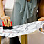 d-c-fix Marble White Self Adhesive Vinyl Wrap Film for Kitchen Doors and Worktops A4 Sample 297mm(L) 210mm(W)