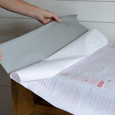 D-c-fix Matt Grey (8111) RAL 7042 Self-adhesive Furniture Wrap (L)200cm (W)67.5cm