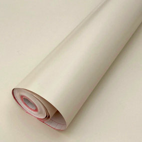 D-C-Fix Matt Sand Putty Off White (8350) Self-adhesive Furniture Wrap Vinyl (W)67.5cm (L)1m