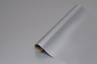 d-c-fix Matt Steel Metal Silver Self Adhesive Sticky Back Plastic Vinyl ...
